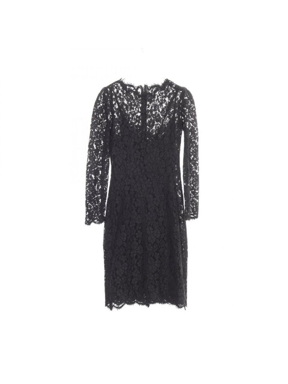 Dolce & Gabbana Dress Lace Long Sleeve BK